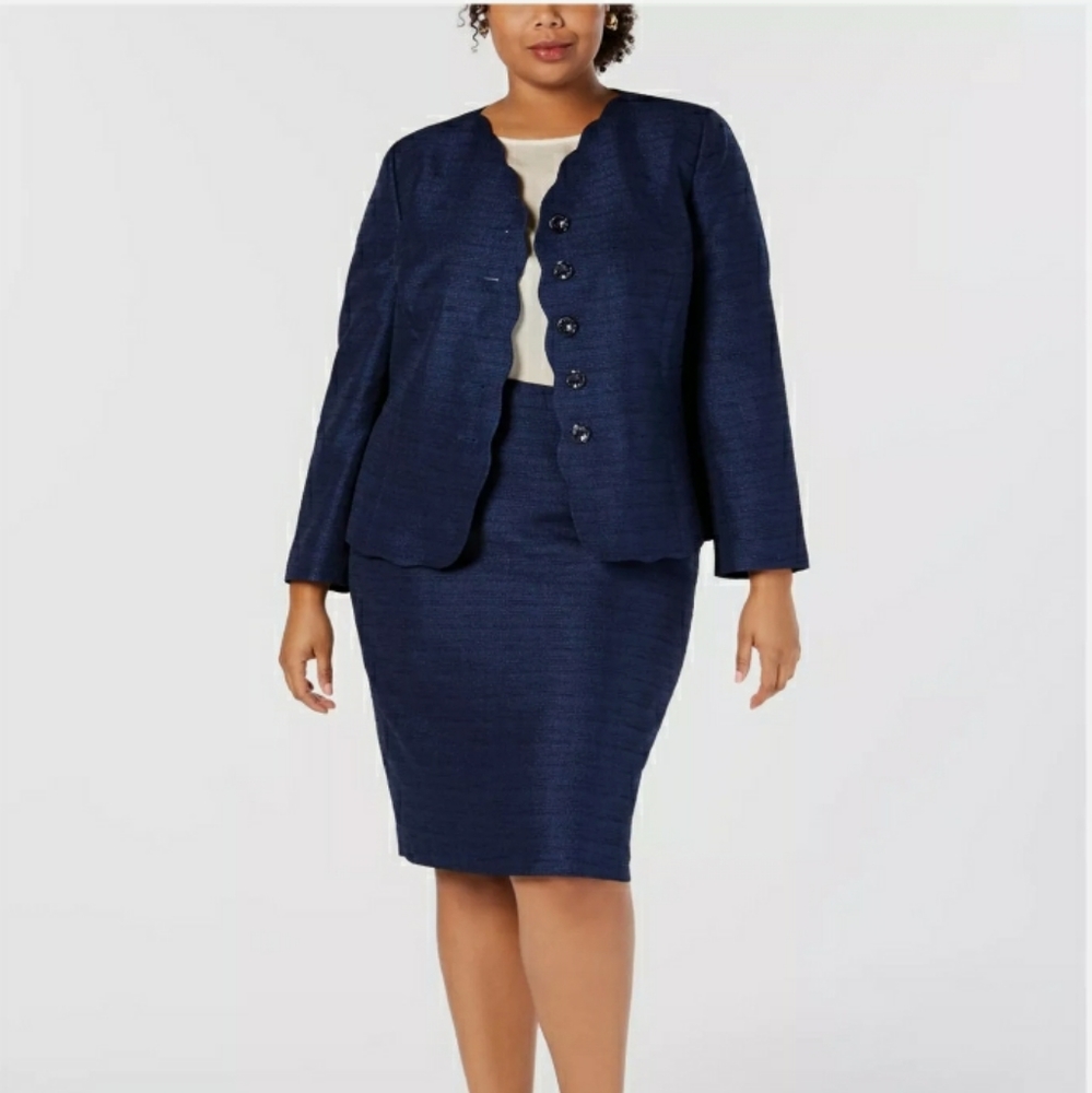 2pc Navy Suit